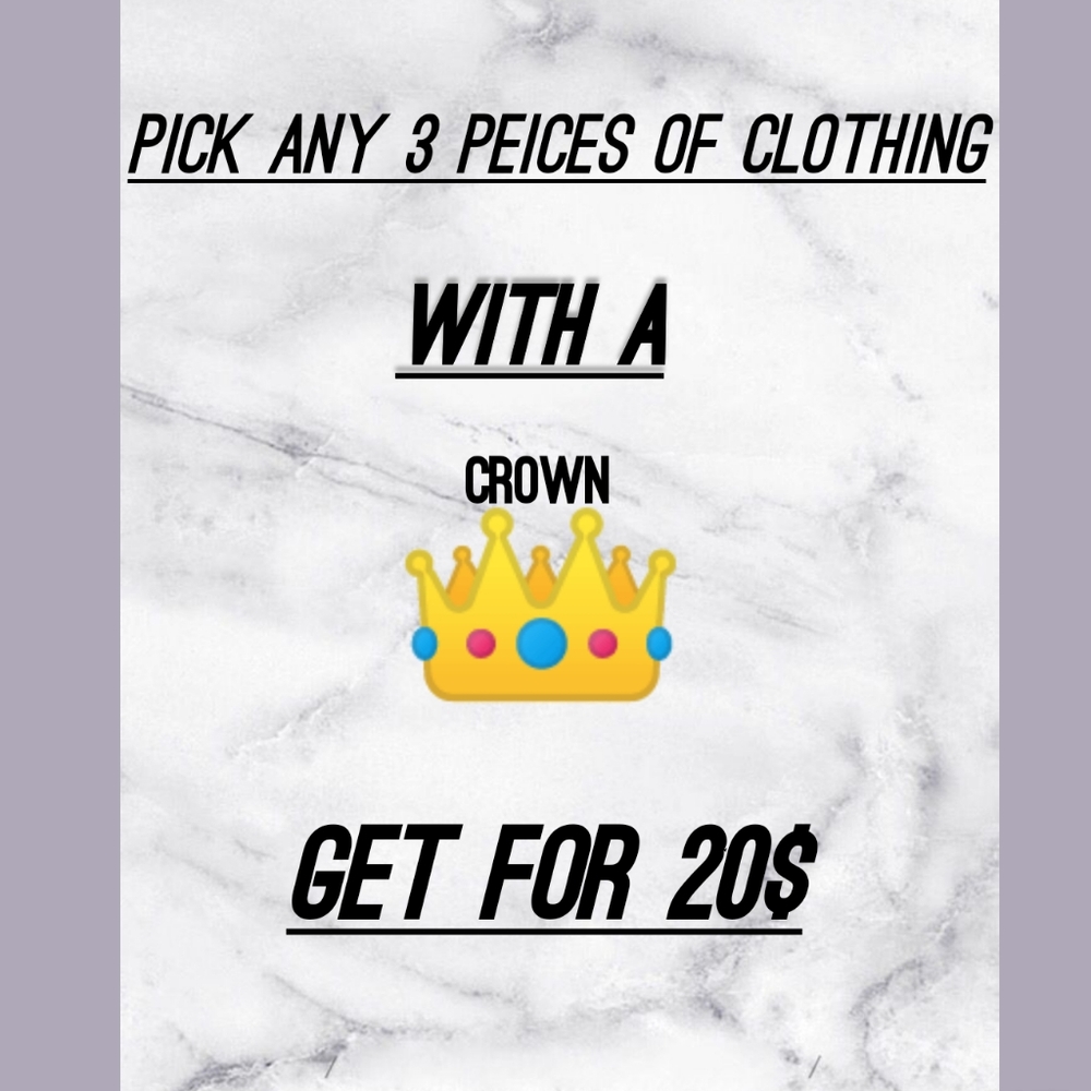 3 for 20$